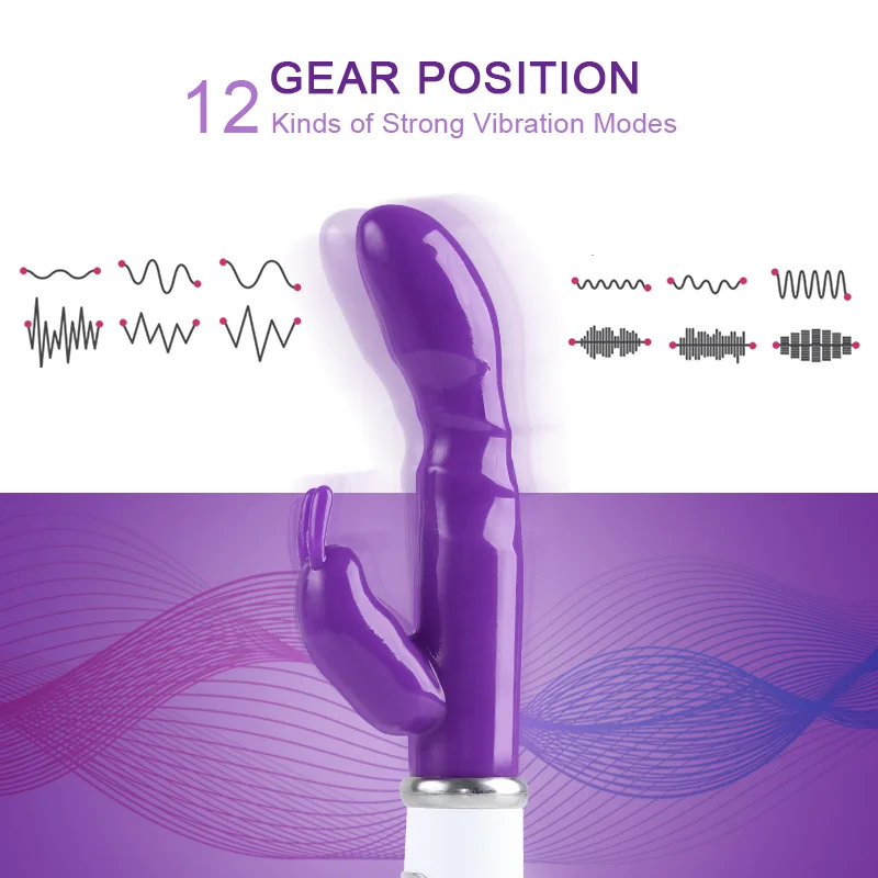 Rabbit Vibrator za Klitoris Stimulator G spot Massager Analni Čep, Vibrator za Odrasle Sex Igrače Za Žensko Masturbator Erotični Pripomočki