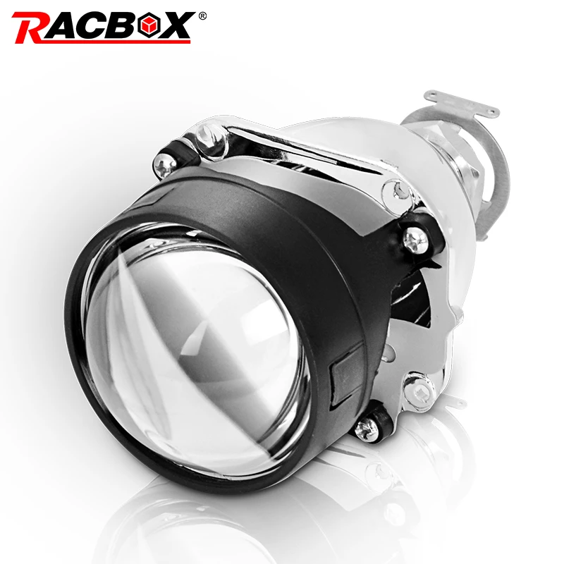 RACBOX 1 pc 2.5 inch avto, bi-xenon Projektor objektiv motocikel Universual Xenon luči LHD projektor objektiv primerni za H1 HID žarnica