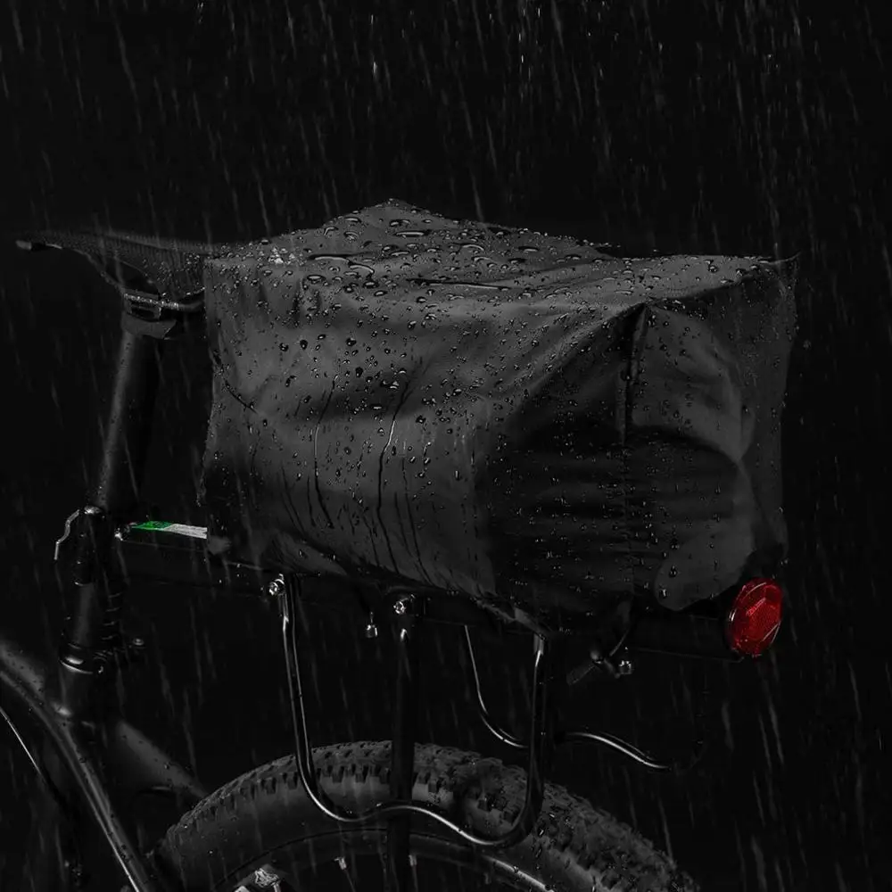 Rainproof kolesarsko Stojalo Vrečko Kolo Trunk Pack Kolesarjenje Zadaj za Shranjevanje Organizator Sepet z Dež Kritje