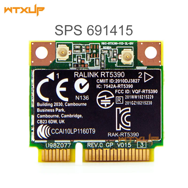 Ralink RT5390 Half Mini PCIE 802.11 N Wlan Brezžično Kartico SPS:691415-001 wifi adapter za HP 436 435 431 4230S 4330S
