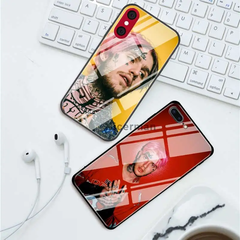 Rap Pevec Lil Peep Xxxtentacion Primerih Za iPhone Mini 12 11 Pro X XS XR Max 7 8 Plus 6 6S SE 2020 Kaljeno Steklo Telefon Kritje