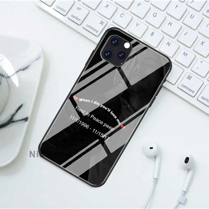 Rap Pevec Lil Peep Xxxtentacion Primerih Za iPhone Mini 12 11 Pro X XS XR Max 7 8 Plus 6 6S SE 2020 Kaljeno Steklo Telefon Kritje