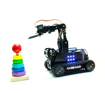 Raspberry PI 4 Generacije 4B/3B Robot Tank WiFi Kamera AI Video Stroj, Robot