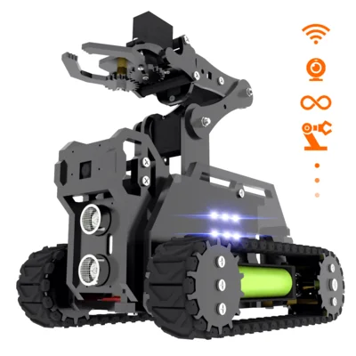 Raspberry PI 4 Generacije 4B/3B Robot Tank WiFi Kamera AI Video Stroj, Robot