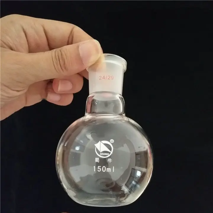 Ravno dno 50-1000 ml Stekleno Bučko steklenice, Eno Kratko Vratu s Standardno Podlago Za Skupno Lab testi