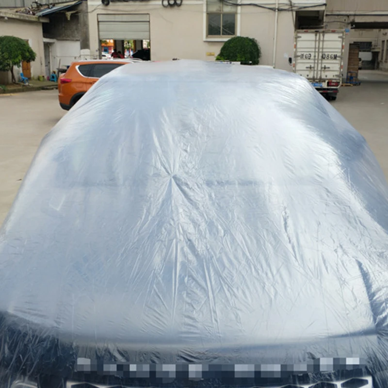 Razpoložljivi Avto Nepremočljiv Pokrov Prozoren Plastični Dustproof Pokrov Avtomobila Zajema Dež ZA-004