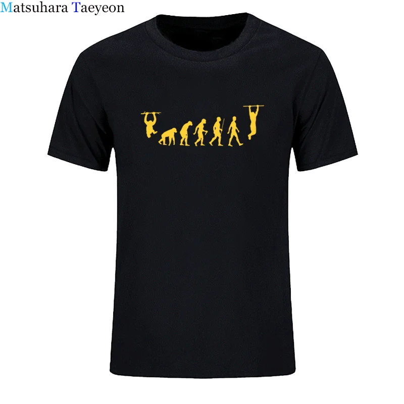 Razvoj Calisthenics Moški T-shirt Modni O-Vratu Hip-hop Poletje Harajuku Bombaž Tshirt Print Majica s kratkimi rokavi Obleka