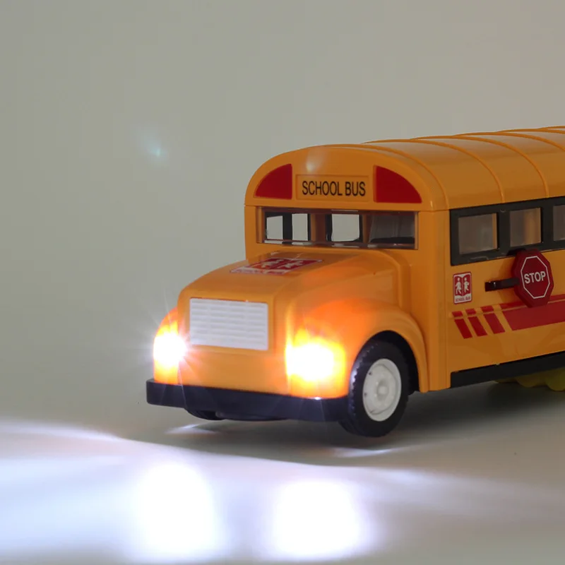 RC Avtobus, Šolski Avtobus, Model Simulacije Šolski Avtobus En Gumb R/C Odprta Vrata Z svetlobo, Zvok Daljinski upravljalnik Avto Igrače za otroke gif