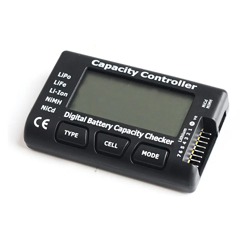 RC CellMeter-7 Digital Kapaciteta Baterije Checker LiPo Življenje Li-ion baterija Nicd, NiMH Baterije Napetost Tester Preverjanje CellMeter7