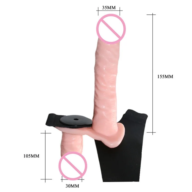 Realistični Vibrator Dvojni Dildo Trak na Adult Sex igrača Za Ženske, Elastični Pas, vrvico Na Dildo Lezbičnih Parov Izdelke, povezane s spolnostjo