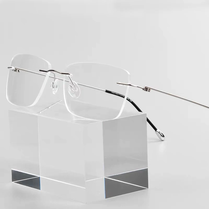 Recept Oči Očala Okvirji za Ženske Modni Očala z Jasno Leče Rimless Mens Očala za Računalnik Mens Očala