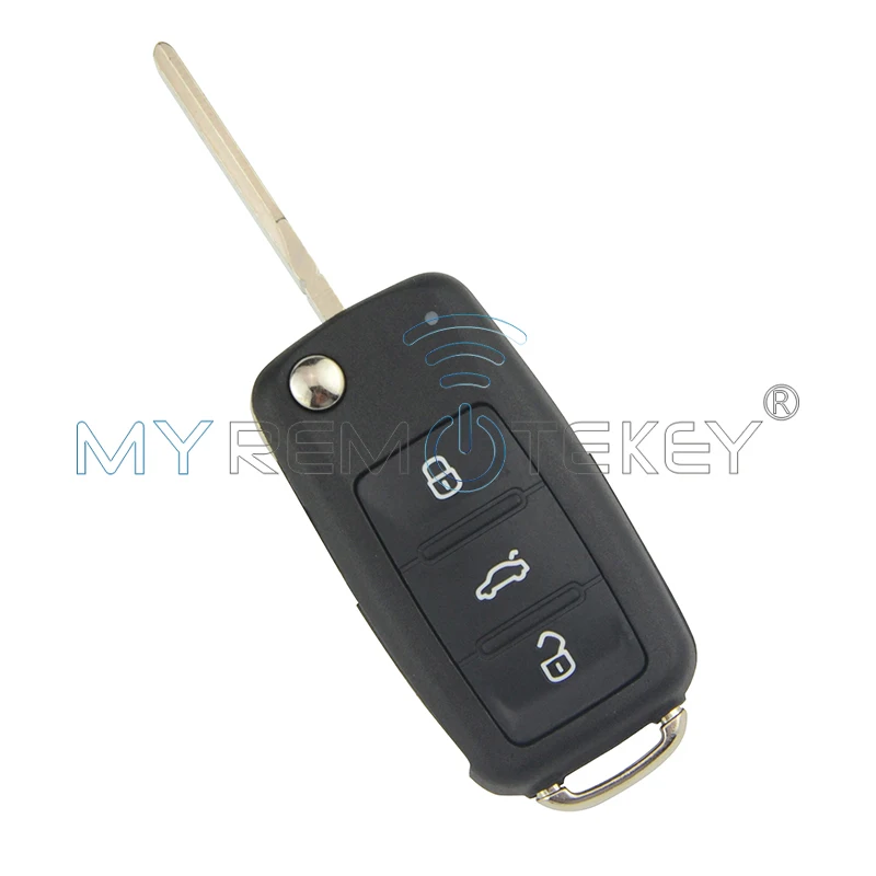 Remtekey 5K0837202AD flip ključ za VW VOLKSWAGEN Beetle Golf Jetta Eos Polo Tiguan caddy scirocco touran up 5K0 837 202 OGLAS 202AD