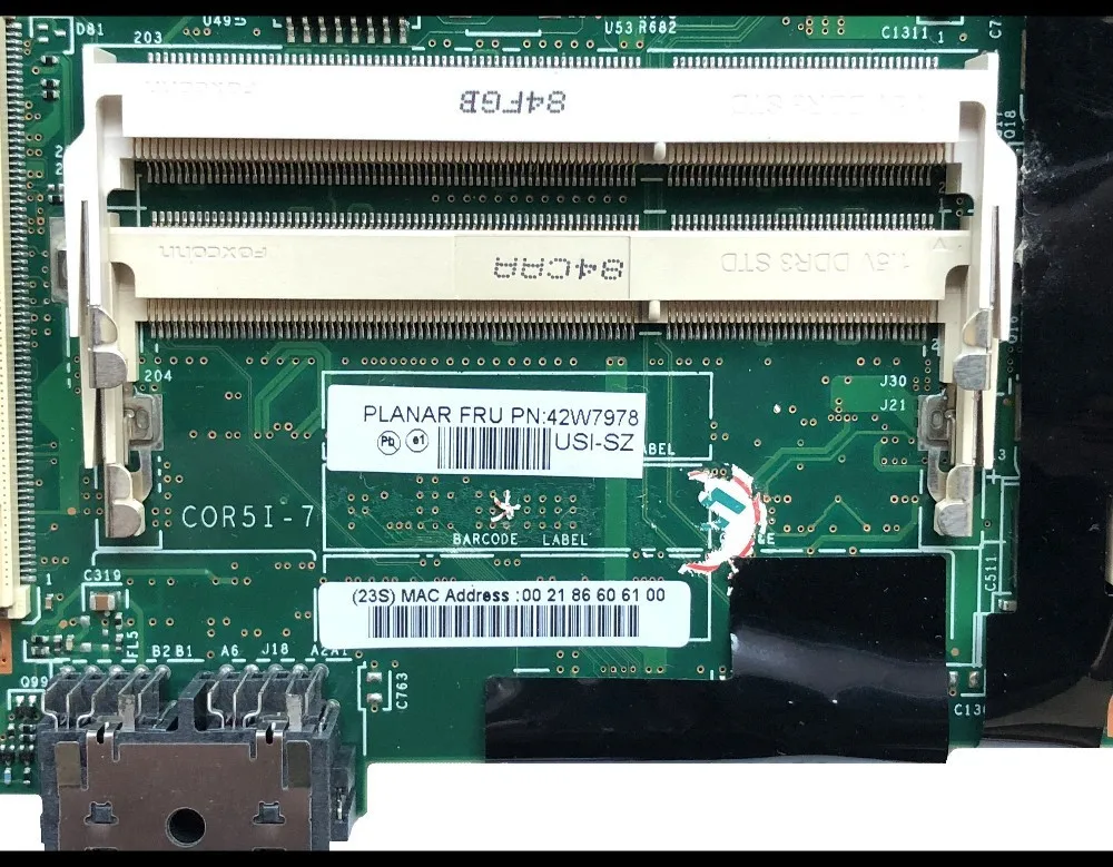 Resnično FRU:42W7978 Za Lenovo Thinkpad T500 Motherboard GM45 DDR3 Popolnoma Preizkušen Visoke kakovosti