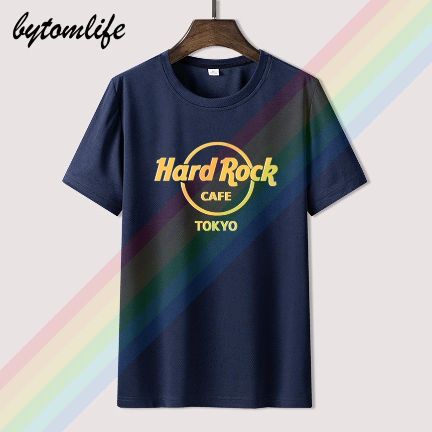 Retro Hard Rock Cafe Tokyo Tshirt za Moške, Ženske Poletje Bombaž Ekipa Tees Moški Najnovejši Vrhu Priljubljenih Normalno Tee Majice