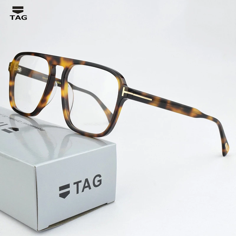 Retro Kvadratni okvir očal moških 2021 Novo Acetat blagovne znamke očala za kratkovidnost računalnik očala okvirji za ženske modni očala