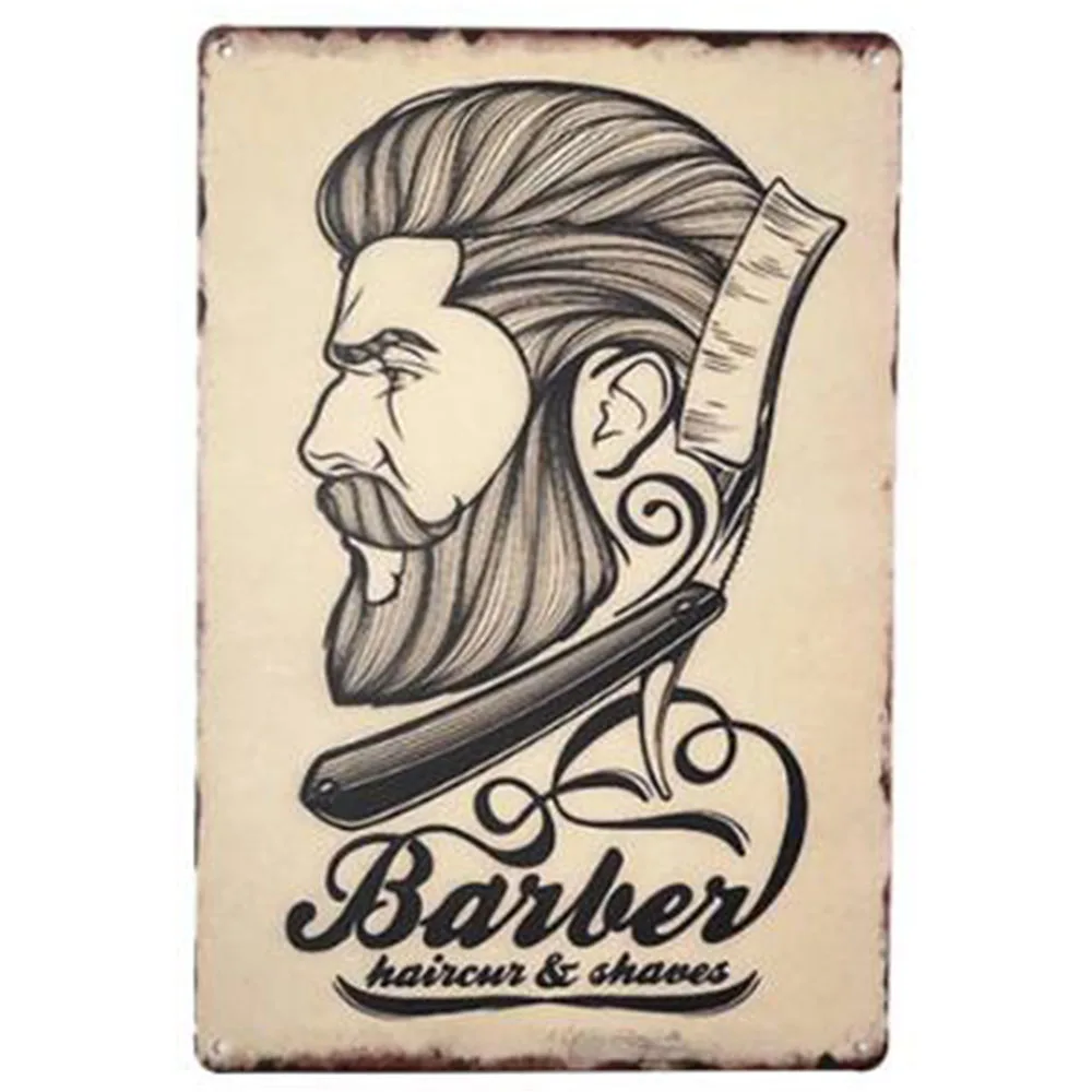 Retro Plakat za Berber Shop, Letnik Kovinski Tin Znakov zobnih Oblog Berber Shop Dekoracijo Sten Tinplate 20x30cm