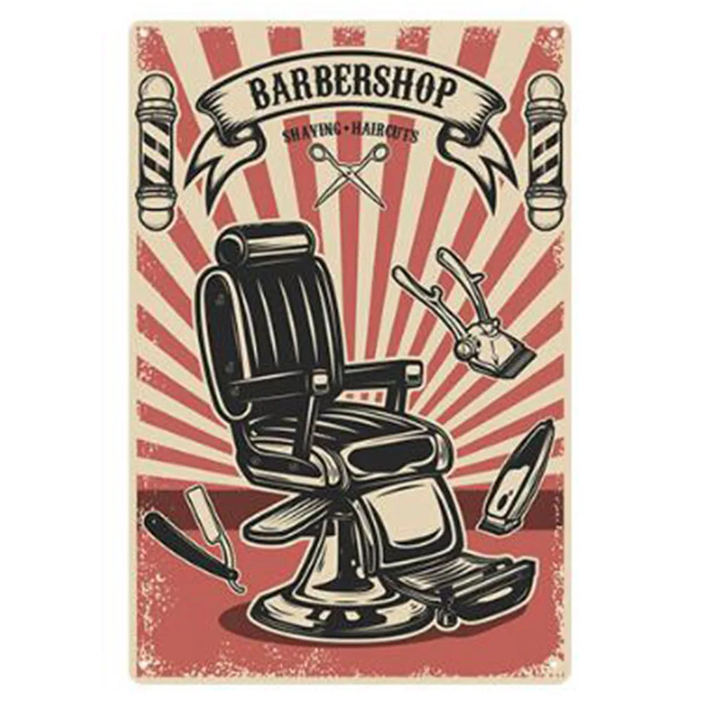 Retro Plakat za Berber Shop, Letnik Kovinski Tin Znakov zobnih Oblog Berber Shop Dekoracijo Sten Tinplate 20x30cm