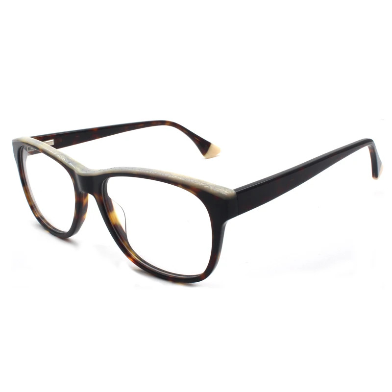 Reven Jate 8040 Acetat Očal Okvir Optična Očala na Recept Očala za Moške in Ženske Očala