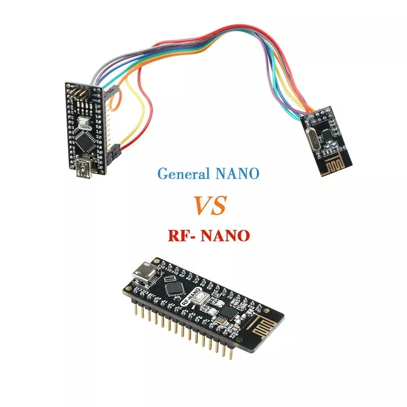 RF Nano V3.0 Mikro USB Modul ATmega328P QFN32 5V 16M CH340 Vključevanje NRF24l01+2.4 G Brezžični Imme Za Arduino