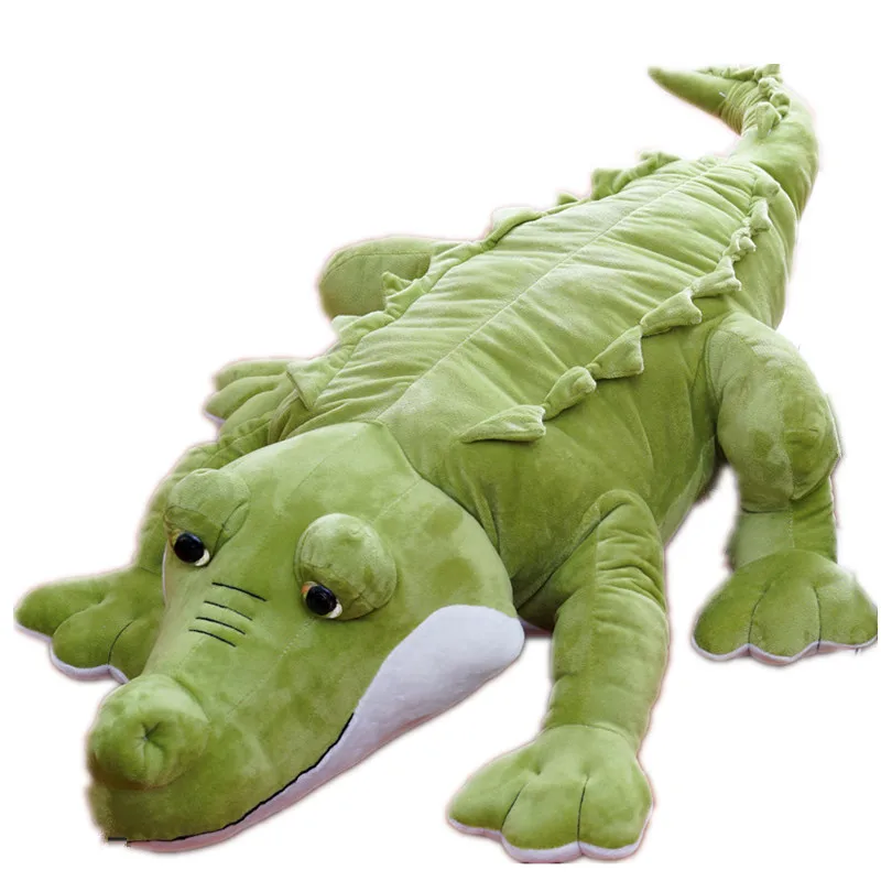 Risanka Veliki Zeleni Krokodil Blazine, Polnjene Plišastih Igrač Mehko Veliki Krokodili Spalne Blazine, Otroci Igrače Za Odrasle 3 Velikosti