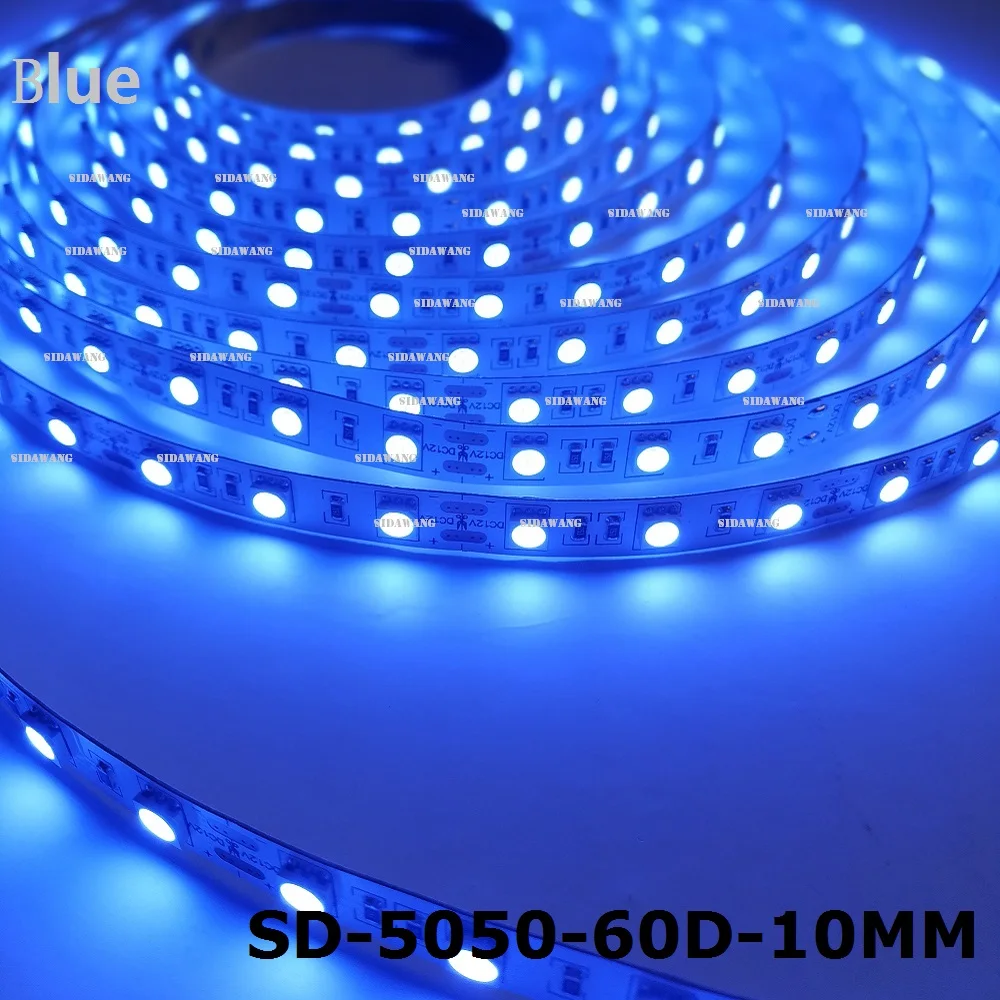 Ro s koncesijo, 95+Ra SMD5050 LED trakovi, Super svetla Toplo bela 3000K IP20,300Leds/koluti,5meters dolžina,10 mm širok