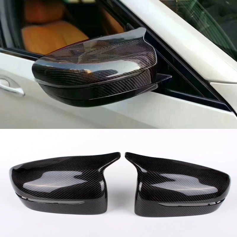 Rogovi nasvet Slog Ogljikovih vlaken Desni levi strani pogona Rearview mirror pokrov so Primerni Za BMW G30 G38 5-Serija 525i 528i 530i