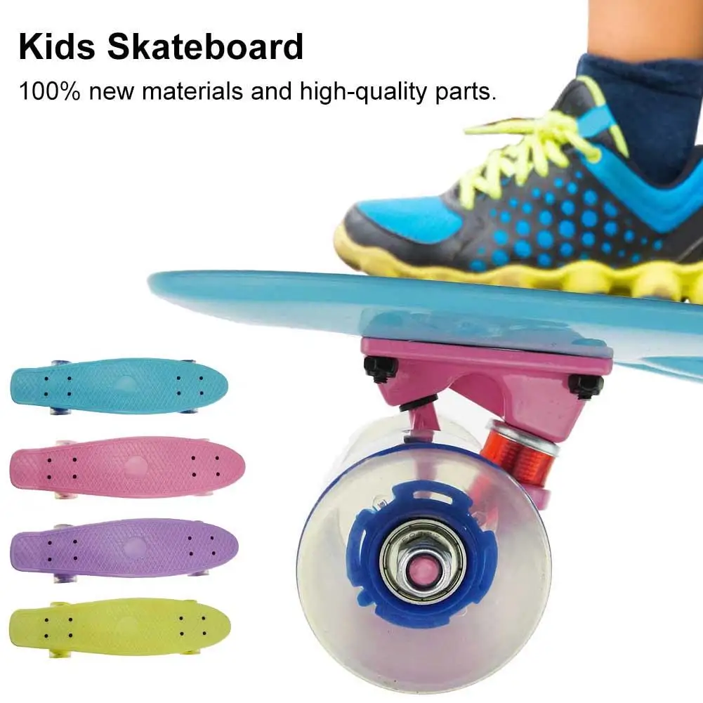 Rolka Za Otroke 22 Palčni Mini Skateboard Cruiser Peni Odbor Skate Retro Longboard Scooer Skate-odbora Za Otroke Fantje