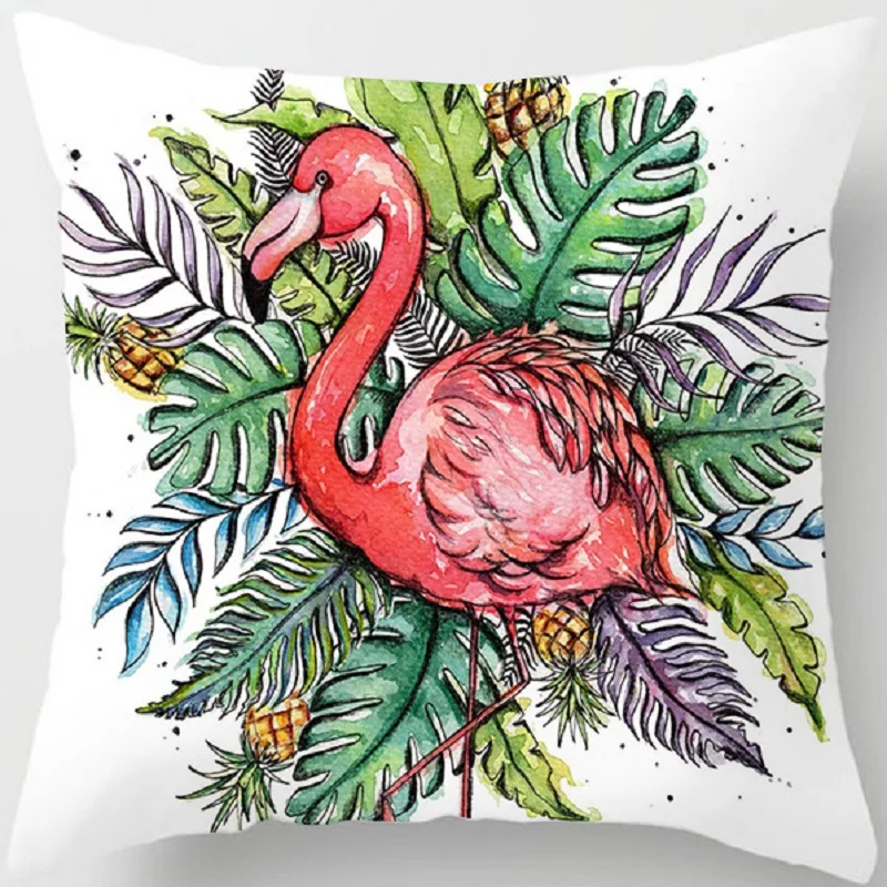 Roza breskev kože flamingo blazine cover prevleke blazine pokrov Havajih dekoracijo poletje stranka kavč doma dekoracijo 45*45 cm