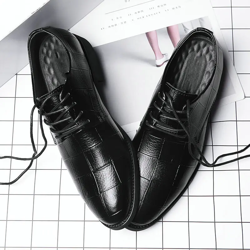 Ročno italijanski Slog Retro Moški Usnje Obleka Formalnih Poslovnih Oxfords Čevlji za Moške Stranke Čevlji Velika velikost 2020 ttyh6