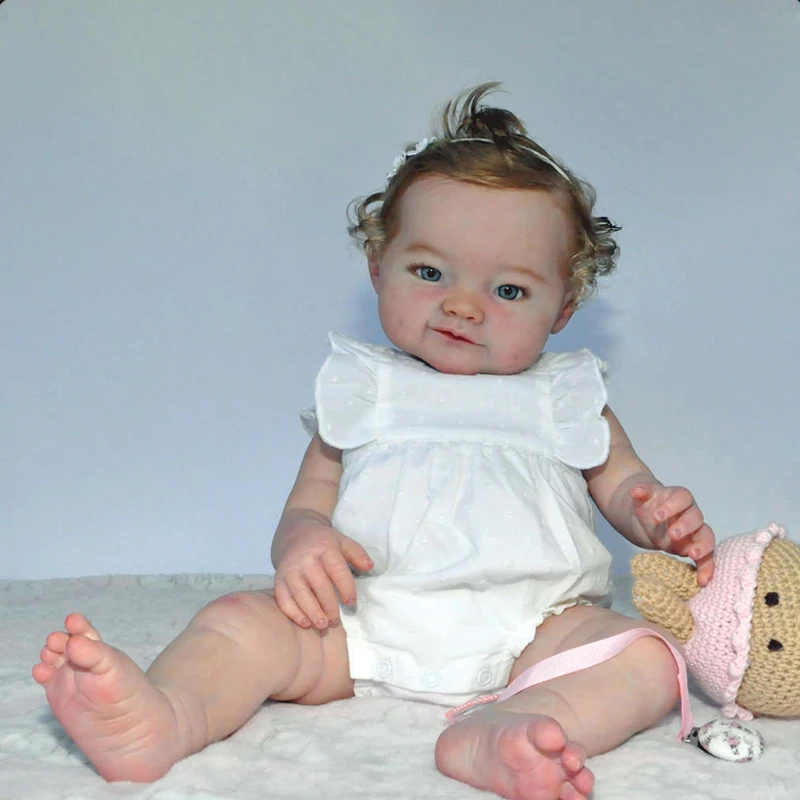RSG Prerojeni Baby Doll 17-25 Palcev DIY Priljubljena rodi punčko kit Veren Novorojenčka Bebe Prerojeni junija Vinil Unpainted Nedokončane Lutka