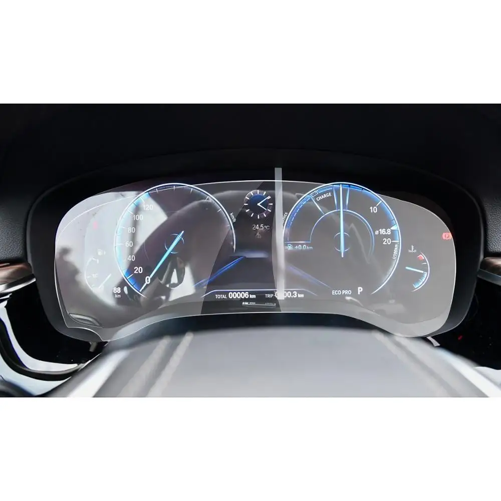 RUIYA screen protector za Serije 5 G30/6 Series G32 12.3 palčni avto LCD armaturne plošče zaslona,kaljeno steklo zaščitno folijo
