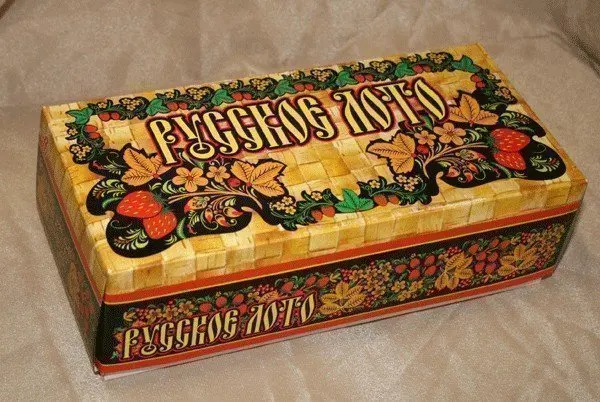 Ruski Loto slikarstvo v kartonasti škatli c-197