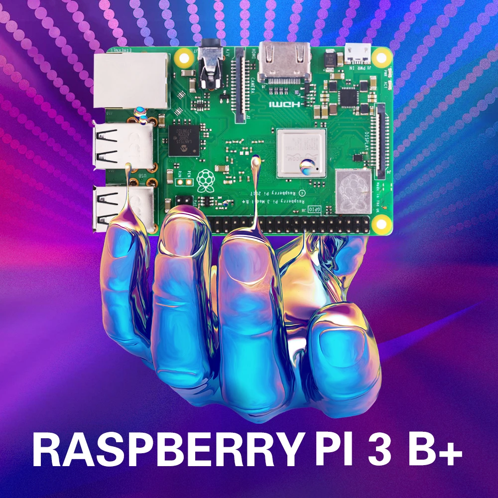 S ROBOT Raspberry Pi 3 Model B + original pi 3 zadevo + Heatsinks pi3 b / pi 3b z wifi & bluetooth RPI50