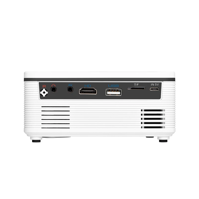 S361 Mini Projektor EU NAS 12V LCD Ročni 70 Palčni 500:1 Podpira 1080P Prenosni Domači kino Kino HD USB AV TF