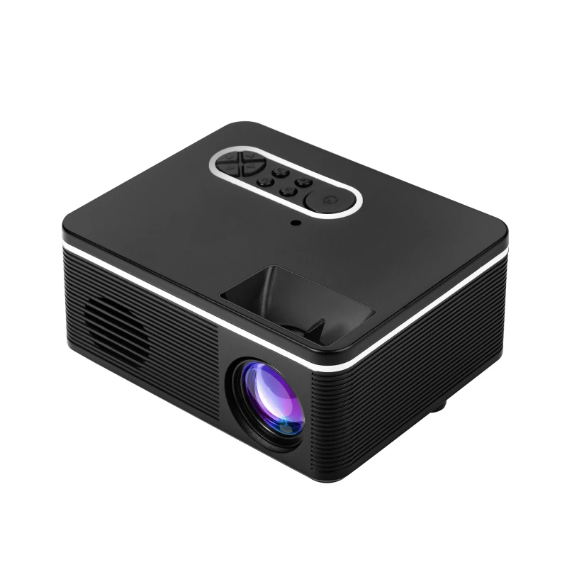 S361 Mini Projektor EU NAS 12V LCD Ročni 70 Palčni 500:1 Podpira 1080P Prenosni Domači kino Kino HD USB AV TF