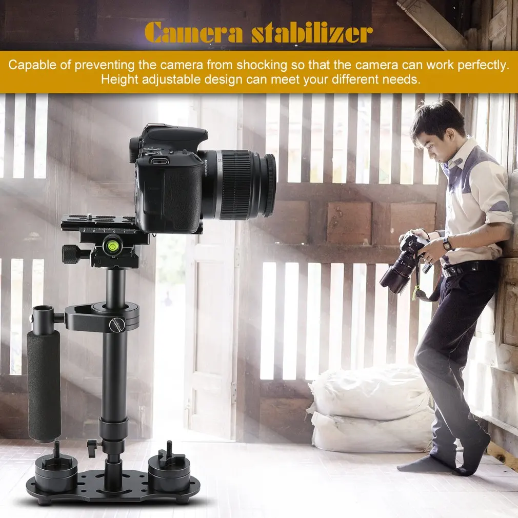 S40 S60 S80 Steadycam Razširljive Ogljikovih Vlaken Ročni Stabilizator Steadicam za Canon, Nikon, Sony DSLR Fotoaparat Kompaktne Kamere