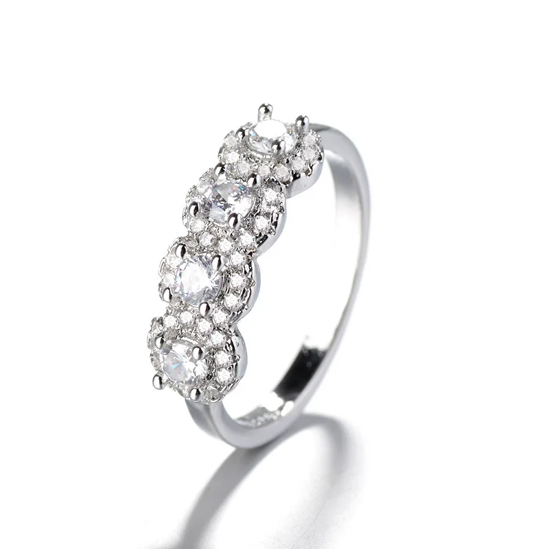 S925 Sterling srebro, Diamant Prstan za Ženske Lady Anillos Bizuteria 2 Karat Diamond srebro 925 nakit prstan bague bijoux femme