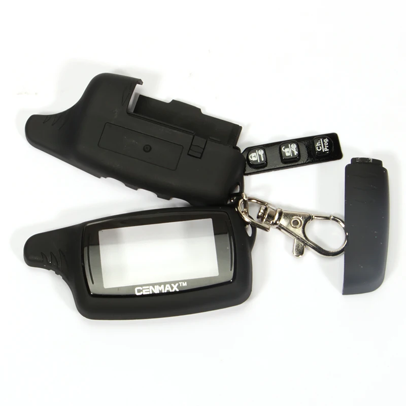 Samo telo Primeru za CENMAX ST 8A ruske LCD zaslon, daljinski upravljalnik za CENMAX ST8A 8A LCD keychain avto daljinsko 2-steznih avto alarmni sistem
