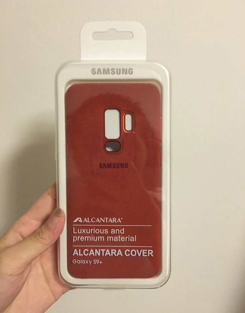 Samsung Original Alcantara Zaščitna Telefon Pokrovček Za Samsung Galaxy S9 G9600 S9+ S9 Plus S9Plus G9650 Varstvo Primeru Telefon