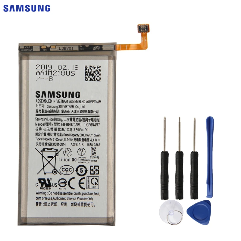 SAMSUNG Original Nadomestna Baterija EB-BG970ABU Za Samsung Galaxy S10e S10E S10 E SM-G97000 Verodostojno Telefona, Baterije, 3100mah
