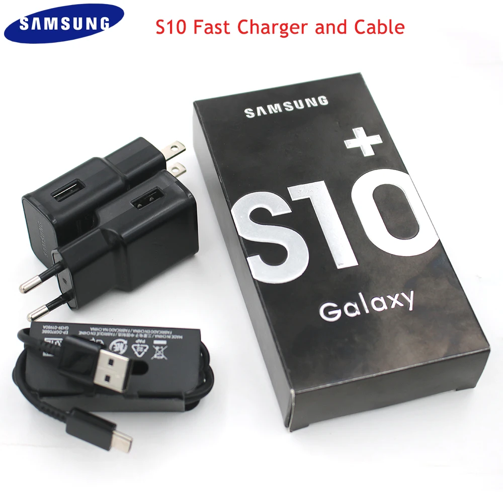 Samsung S10 Hitro Polnilnik EU NAS Hitro Polnjenje Stenski Adapter Tip C Podatkovni Kabel Za Galaxy S10 S8 S9 Plus S10e S11 Upoštevajte 9 8 A50 A70