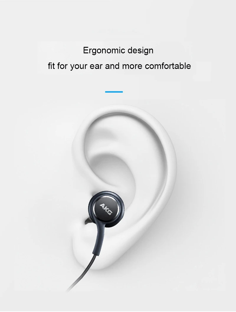 Samsung Slušalke AKG IG955 debelo 5/10/20/50 kos 3,5 mm za V uho z Mic Žične Slušalke za huawei samsung Galaxy S6 S7 S8 S9
