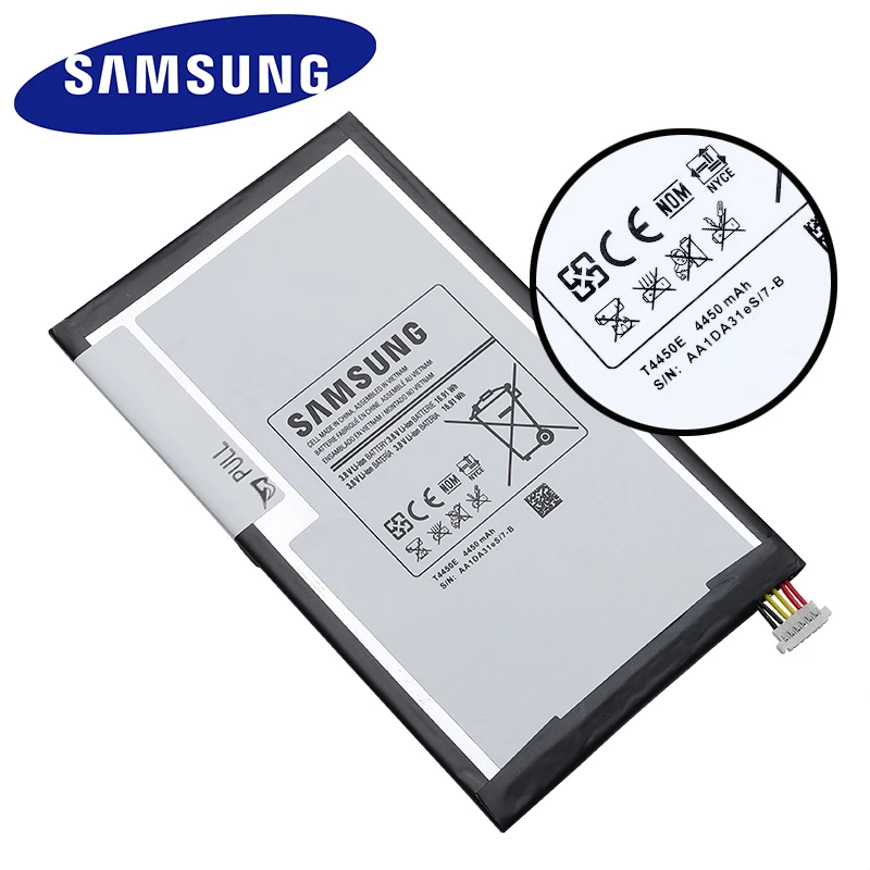SAMSUNG Tablični računalnik Baterijo T4450E Za Samsung Galaxy Tab 3 Zamenjava Baterije 8.0 T310 T311 T315 4450mAh