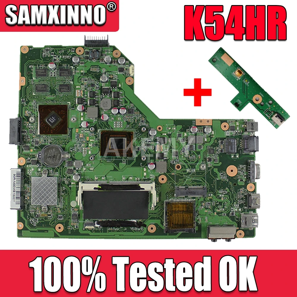 SAMXINNO K54HR X54HR I3 PROCESOR Prenosni računalnik z Matično ploščo Za Asus X54HR X54H Matično ploščo Polno preizkušen ok Mesecev Garancije matične plošče