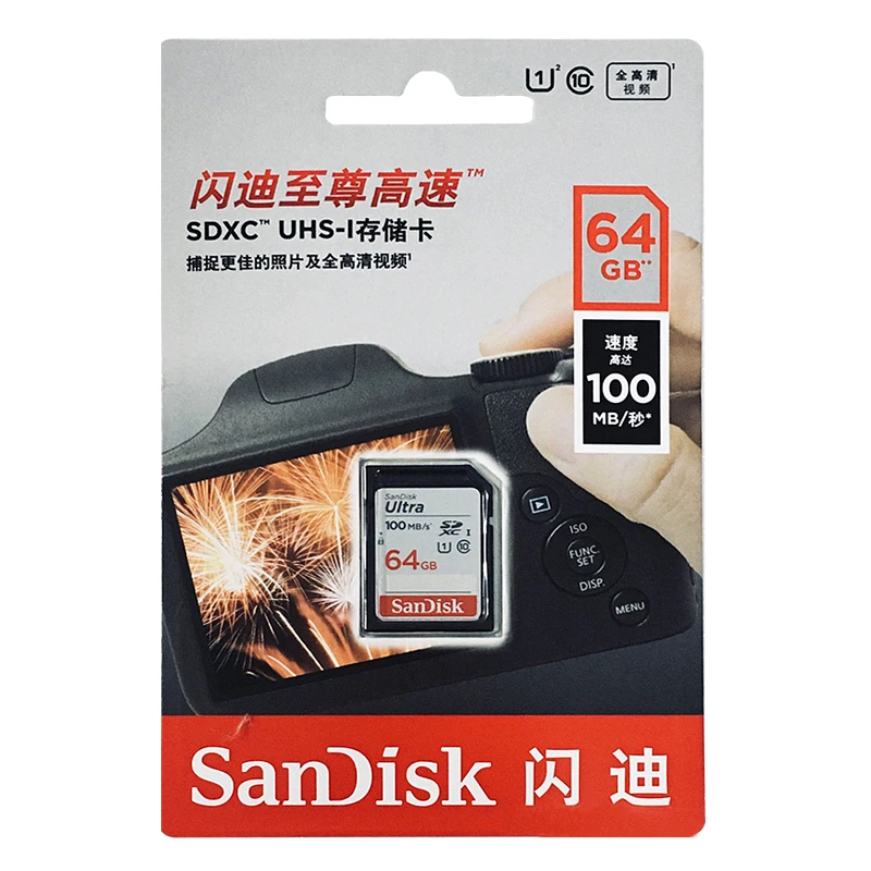 SanDisk Secure Digital Pomnilniško Kartico 128GB 256GB 64GB SDXC 16GB 32GB kartice SD Flash Pomnilniško Kartico Za Digitalne SLR Kamere