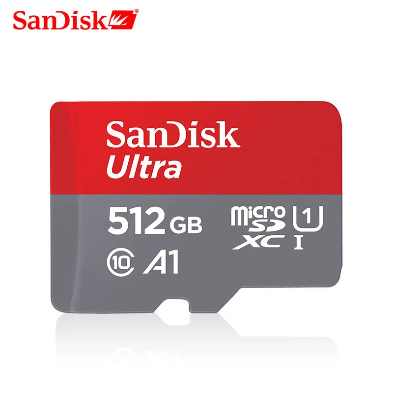 SanDisk Ultra high speed 512gb Micro SD Kartico za Drone TF Kartice Pomnilniško Kartico Gibanja Gopro C10 U1 512GB