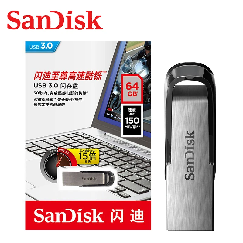 SanDisk USB ključek USB 3.0 Pendrive CZ73 16GB 32GB 64GB 128GB 256GB Pen Drive Palico, U Disk, Pomnilnik Flash drive za Računalnik