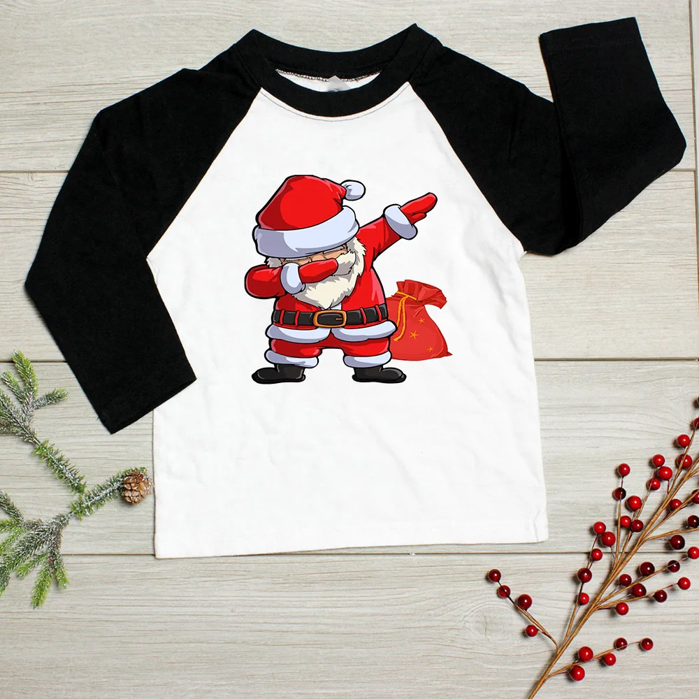 Santa Klavzula T Shirt 2020 Božič Otroci Oblačila Otroci Tshirt Fantje Dekleta T Srajce Božiček 3D Tshirt Fantje Vrhovi za Dekleta
