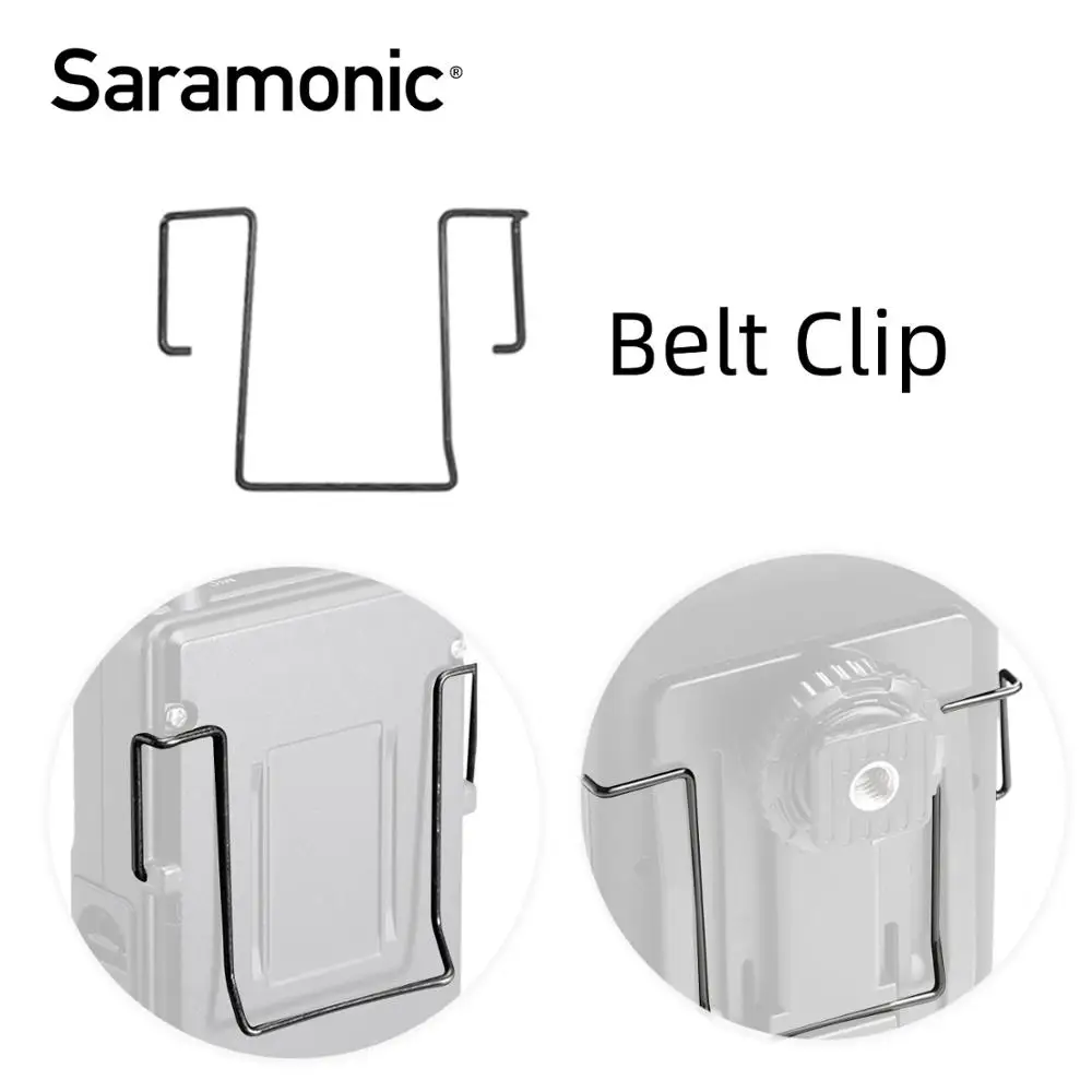 Saramonic Pasu Posnetke Bodypack Mikrofon Nosilci, Antene in Matice za UWMIC9 Sistem