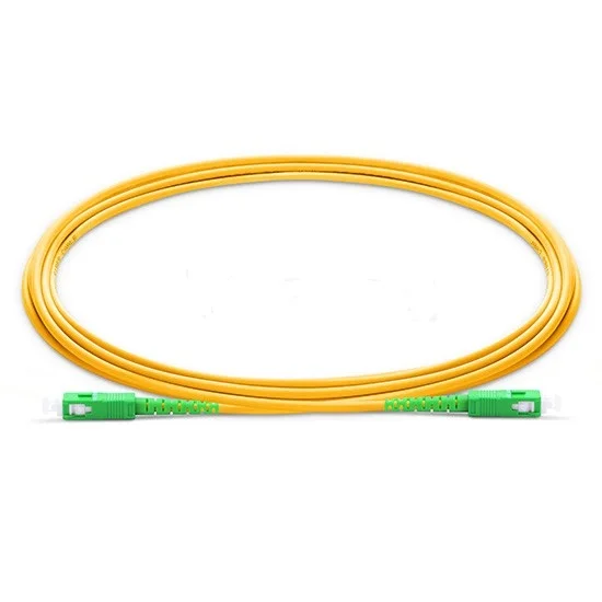 SC APC Patchcord 1m do 3m optični Patch kabel 2.0 mm PVC G657A Vlaken Skakalec Simplex SM FTTH Optični Kabel SC, APC, da SC PC